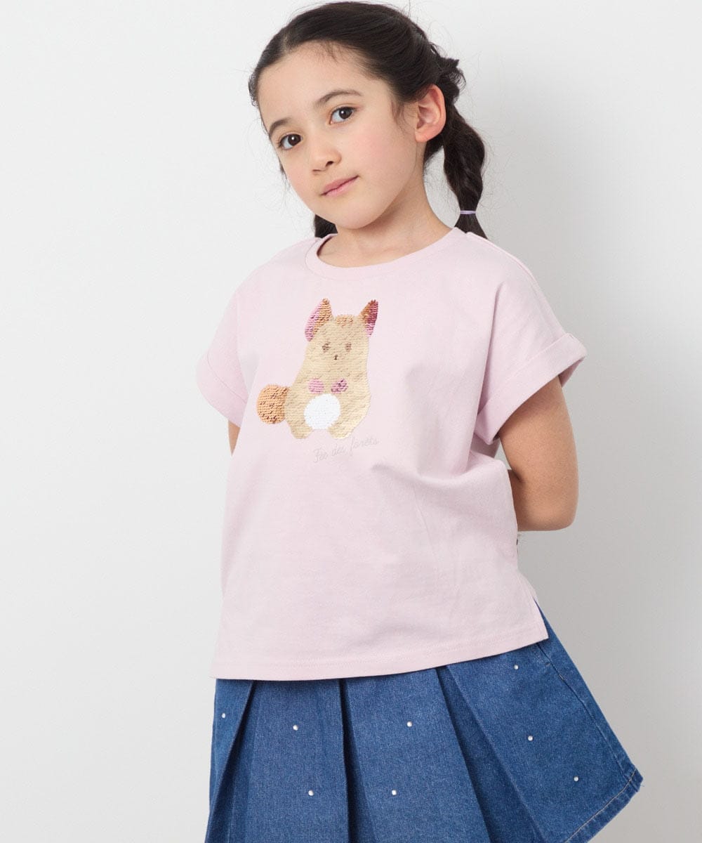 KJKFB04029 a.v.v KIDS(アー・ヴェ・ヴェ) [140-150]モチーフアソートTシャツ ライトブルー