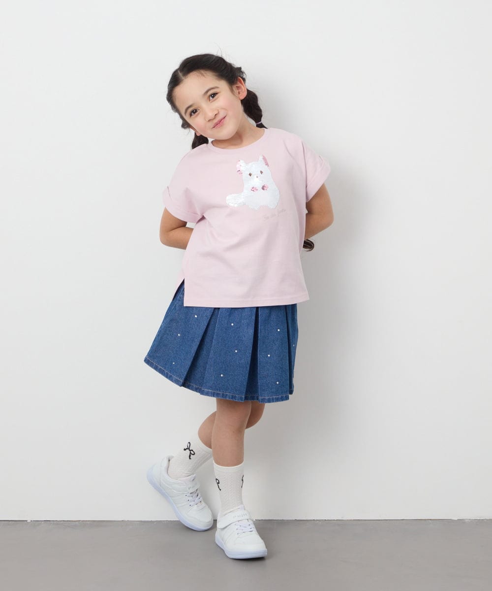 KJKFB04029 a.v.v KIDS(アー・ヴェ・ヴェ) [140-150]モチーフアソートTシャツ ライトブルー