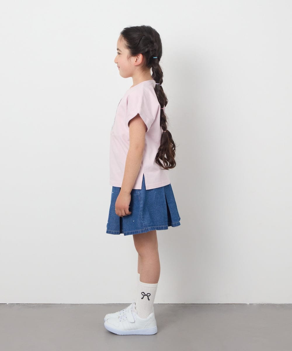 KJKFB04029 a.v.v KIDS(アー・ヴェ・ヴェ) [140-150]モチーフアソートTシャツ ライトブルー