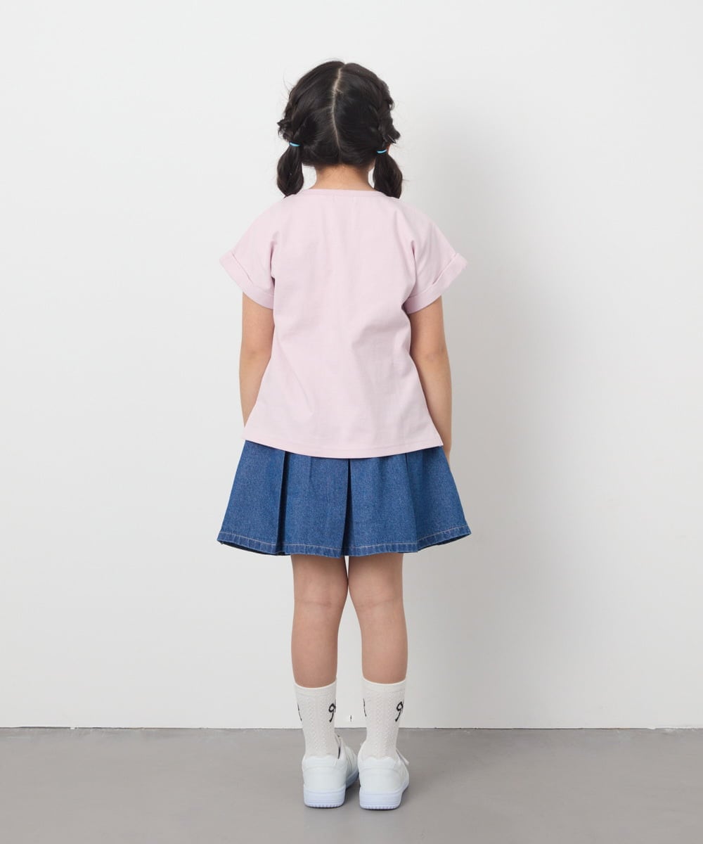 KJKFB04029 a.v.v KIDS(アー・ヴェ・ヴェ) [140-150]モチーフアソートTシャツ ライトブルー