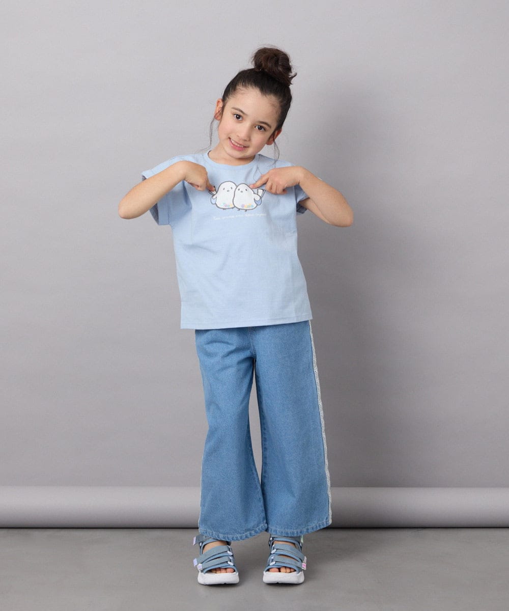 KJKFB04029 a.v.v KIDS(アー・ヴェ・ヴェ) [140-150]モチーフアソートTシャツ ライトブルー
