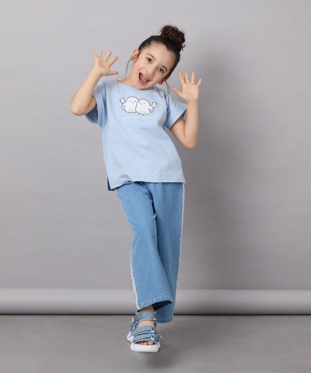KJKFB04029 a.v.v KIDS(アー・ヴェ・ヴェ) [140-150]モチーフアソートTシャツ ライトブルー