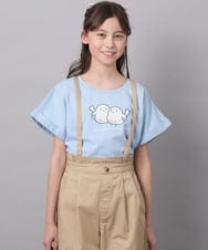 KJKFB04029 a.v.v KIDS(アー・ヴェ・ヴェ) [140-150]モチーフアソートTシャツ ライトブルー