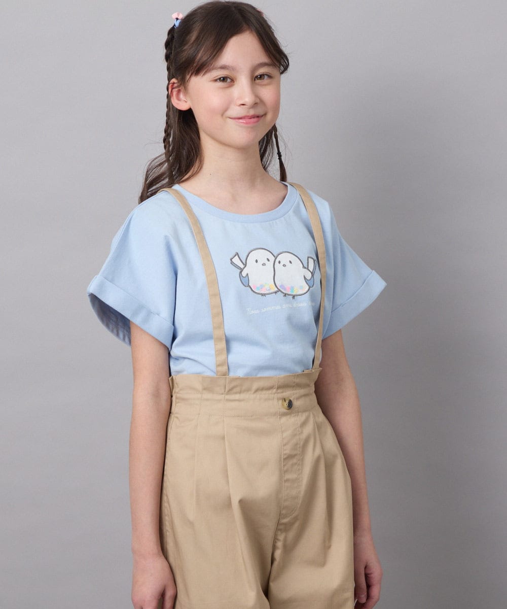 KJKFB04029 a.v.v KIDS(アー・ヴェ・ヴェ) [140-150]モチーフアソートTシャツ ライトブルー