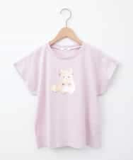 KJKFB04029 a.v.v KIDS(アー・ヴェ・ヴェ) [140-150]モチーフアソートTシャツ ピンク