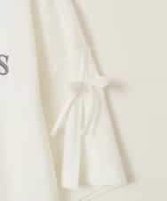 KJKFB14034 a.v.v KIDS(アー・ヴェ・ヴェ) [140-150]袖スリットロゴTシャツ ホワイト