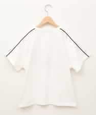 KJKFB41034 a.v.v KIDS(アー・ヴェ・ヴェ) [140-150]レースキリカエゲーミングＴシャツ ホワイト