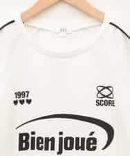 KJKFB41034 a.v.v KIDS(アー・ヴェ・ヴェ) [140-150]レースキリカエゲーミングＴシャツ ホワイト