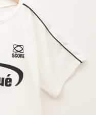 KJKFB41034 a.v.v KIDS(アー・ヴェ・ヴェ) [140-150]レースキリカエゲーミングＴシャツ ホワイト