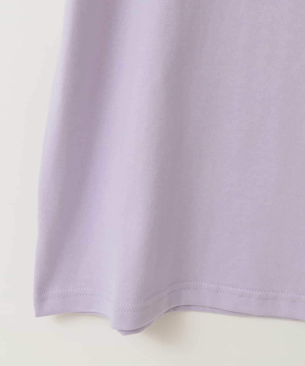 KJKFB49029 a.v.v KIDS(アー・ヴェ・ヴェ) [140-150]ソデレースアップＴシャツ ラベンダー