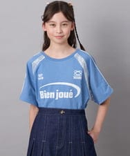 KJKFC41039 a.v.v KIDS(アー・ヴェ・ヴェ) [160]レースキリカエゲーミングＴシャツ ホワイト