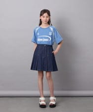 KJKFC41039 a.v.v KIDS(アー・ヴェ・ヴェ) [160]レースキリカエゲーミングＴシャツ ホワイト