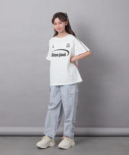 KJKFC41039 a.v.v KIDS(アー・ヴェ・ヴェ) [160]レースキリカエゲーミングＴシャツ ホワイト