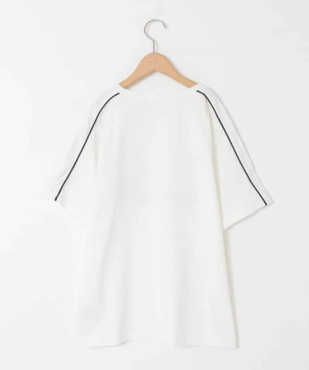 KJKFC41039 a.v.v KIDS(アー・ヴェ・ヴェ) 【毛玉になりにくい/安心の綿100％】[160]レースキリカエゲーミングＴシャツ ホワイト