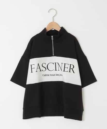 KJKFC53044 a.v.v KIDS 【毛玉になりにくい/程よく伸びる】[160]ハーフジップロゴスウェット