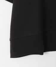 KJKFC53044 a.v.v KIDS(アー・ヴェ・ヴェ) 【毛玉になりにくい/程よく伸びる】[160]ハーフジップロゴスウェット ブラック