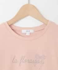 KJKFD07016 a.v.v KIDS(アー・ヴェ・ヴェ) [120-160]【接触冷感/安心の綿100％/毛玉になりにくい】レースアップスリーブTシャツ オレンジ