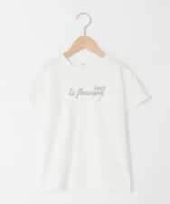 KJKFD07016 a.v.v KIDS(アー・ヴェ・ヴェ) [120-160]【接触冷感/安心の綿100％/毛玉になりにくい】レースアップスリーブTシャツ ホワイト