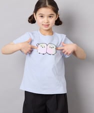 KJKFD41021 a.v.v KIDS(アー・ヴェ・ヴェ) [110-150]モチーフアソートTシャツ ライトブルー