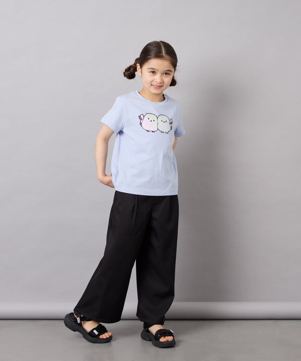 KJKFD41021 a.v.v KIDS(アー・ヴェ・ヴェ) [110-150]モチーフアソートTシャツ ライトブルー