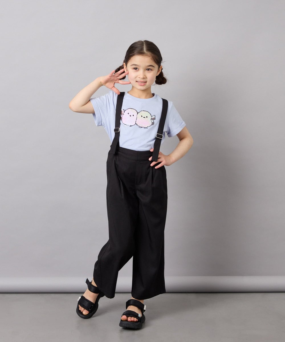 KJKFD41021 a.v.v KIDS(アー・ヴェ・ヴェ) [110-150]モチーフアソートTシャツ ライトブルー