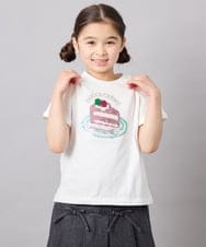KJKFD41021 a.v.v KIDS(アー・ヴェ・ヴェ) [110-150]モチーフアソートTシャツ ホワイト
