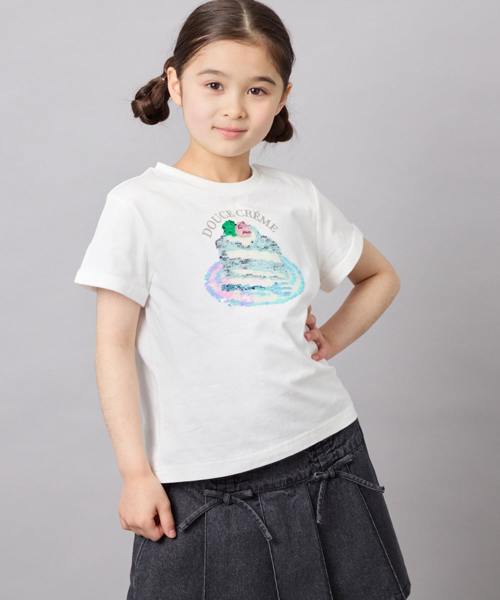 KJKFD41021 a.v.v KIDS(アー・ヴェ・ヴェ) [110-150]モチーフアソートTシャツ ホワイト