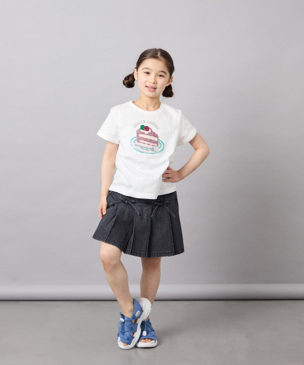 KJKFD41021 a.v.v KIDS(アー・ヴェ・ヴェ) [110-150]モチーフアソートTシャツ ホワイト