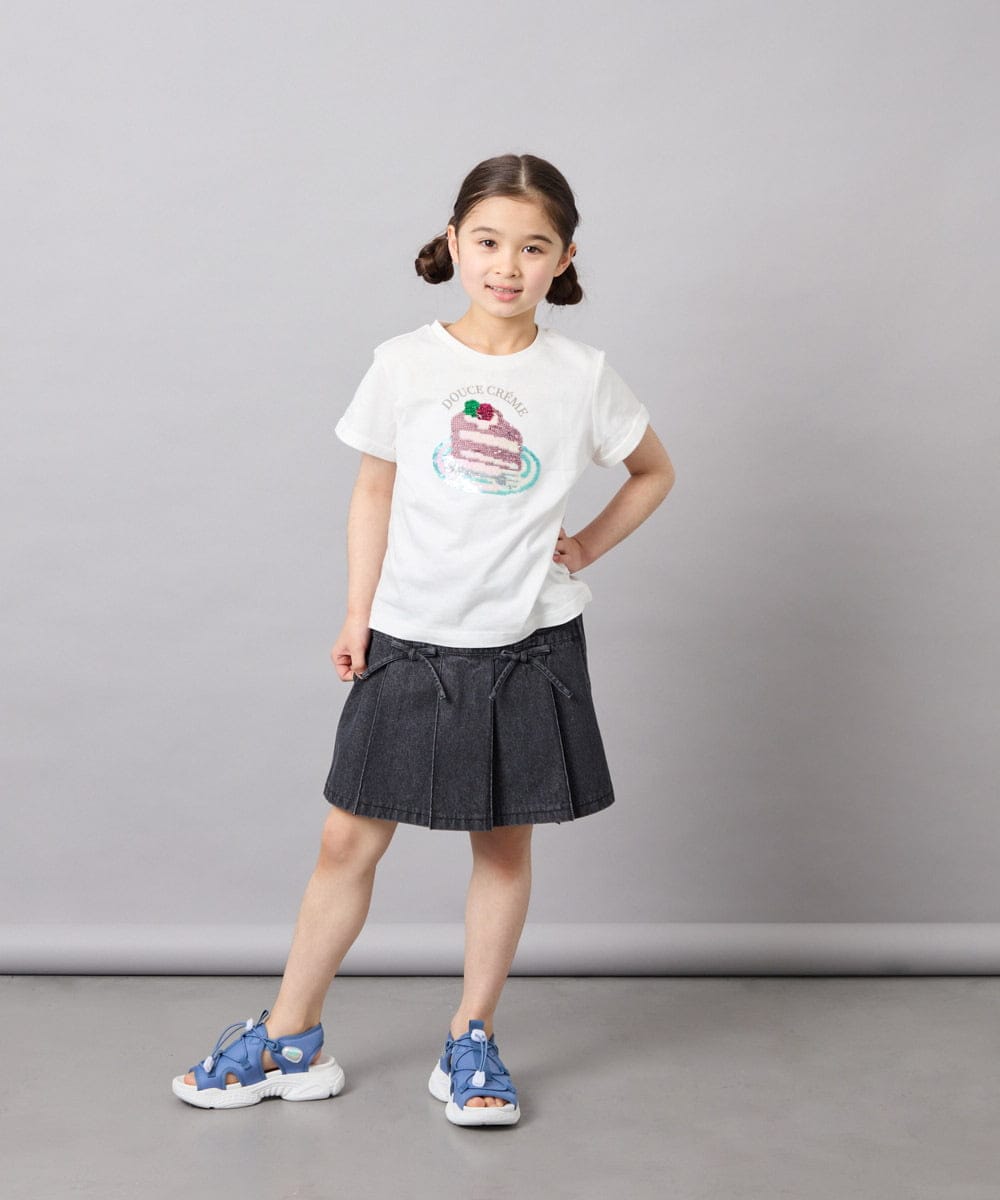 KJKFD41021 a.v.v KIDS(アー・ヴェ・ヴェ) [110-150]モチーフアソートTシャツ ホワイト
