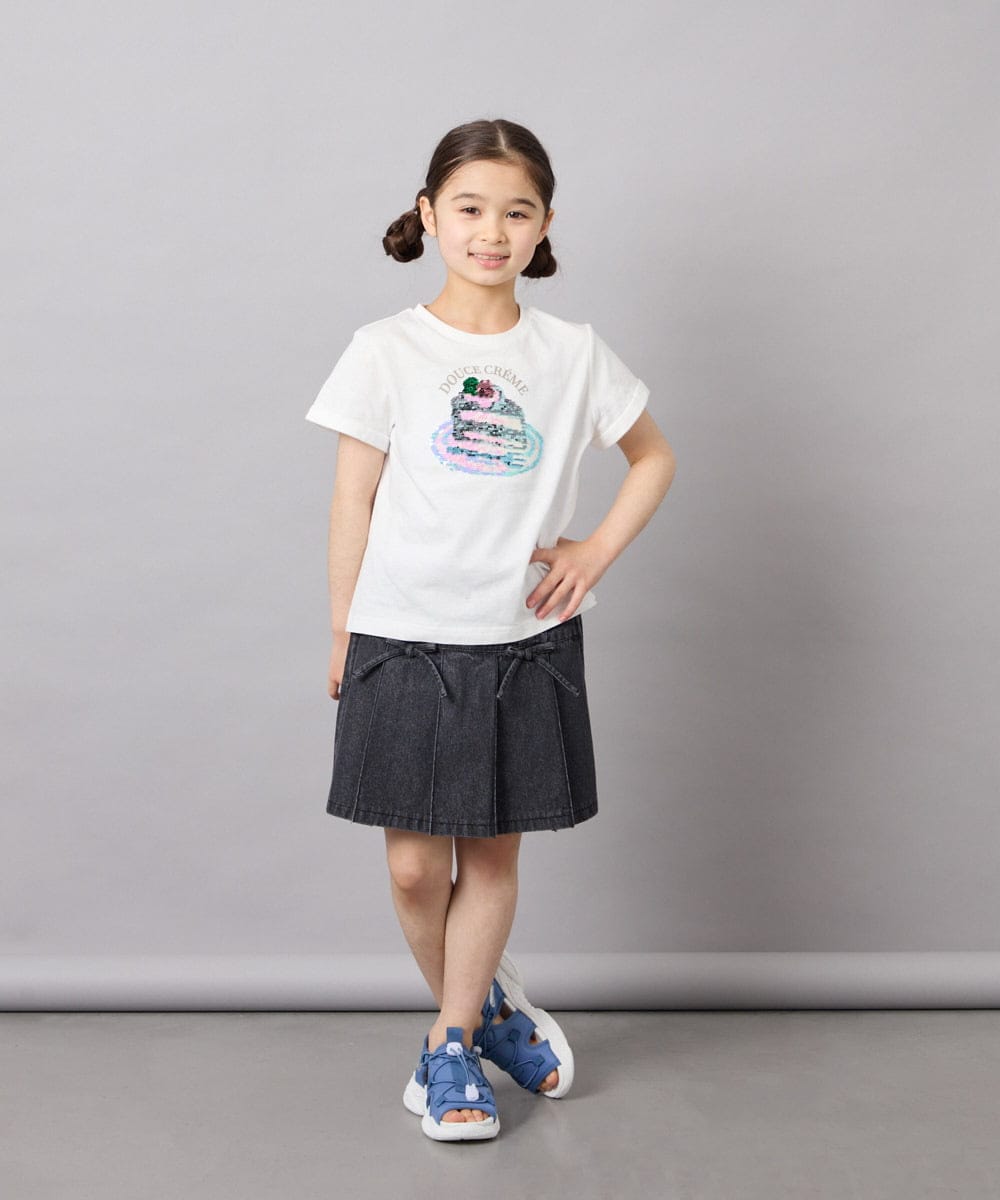 KJKFD41021 a.v.v KIDS(アー・ヴェ・ヴェ) [110-150]モチーフアソートTシャツ ホワイト