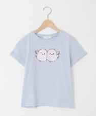 KJKFD41021 a.v.v KIDS(アー・ヴェ・ヴェ) [110-150]【接触冷感/綿100％】モチーフアソートTシャツ ライトブルー