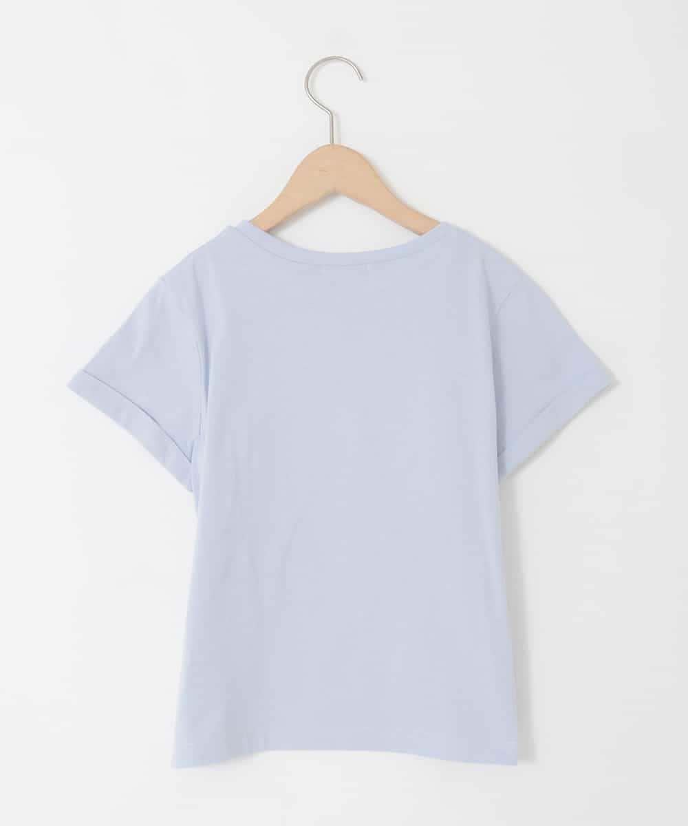 KJKFD41021 a.v.v KIDS(アー・ヴェ・ヴェ) [110-150]【接触冷感/綿100％】モチーフアソートTシャツ ライトブルー