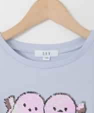 KJKFD41021 a.v.v KIDS(アー・ヴェ・ヴェ) [110-150]【接触冷感/綿100％】モチーフアソートTシャツ ライトブルー
