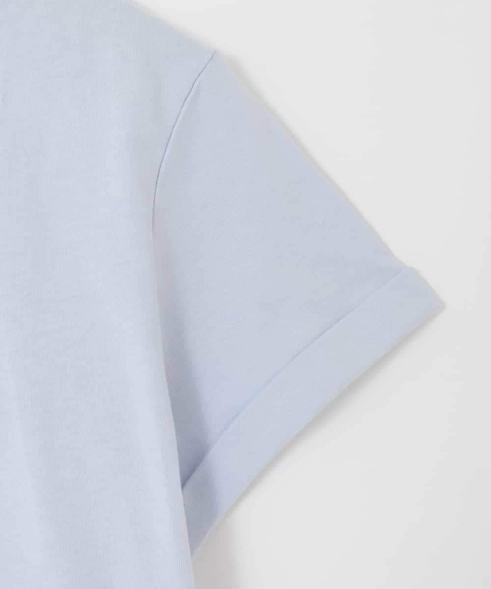KJKFD41021 a.v.v KIDS(アー・ヴェ・ヴェ) [110-150]【接触冷感/綿100％】モチーフアソートTシャツ ライトブルー