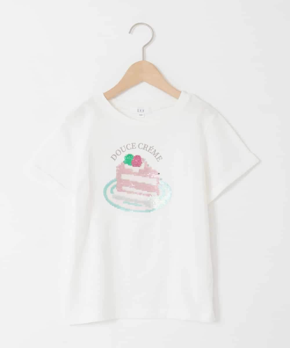 KJKFD41021 a.v.v KIDS(アー・ヴェ・ヴェ) [110-150]【接触冷感/綿100％】モチーフアソートTシャツ ホワイト