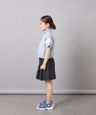 KJKFD46039 a.v.v KIDS(アー・ヴェ・ヴェ) [120-160]ハーフジップロゴスウェット ライトブルー