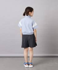 KJKFD46039 a.v.v KIDS(アー・ヴェ・ヴェ) [120-160]ハーフジップロゴスウェット ライトブルー