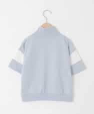 KJKFD46039 a.v.v KIDS(アー・ヴェ・ヴェ) [120-160]ハーフジップロゴスウェット ライトブルー