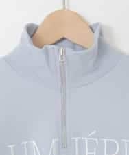 KJKFD46039 a.v.v KIDS(アー・ヴェ・ヴェ) [120-160]ハーフジップロゴスウェット ライトブルー