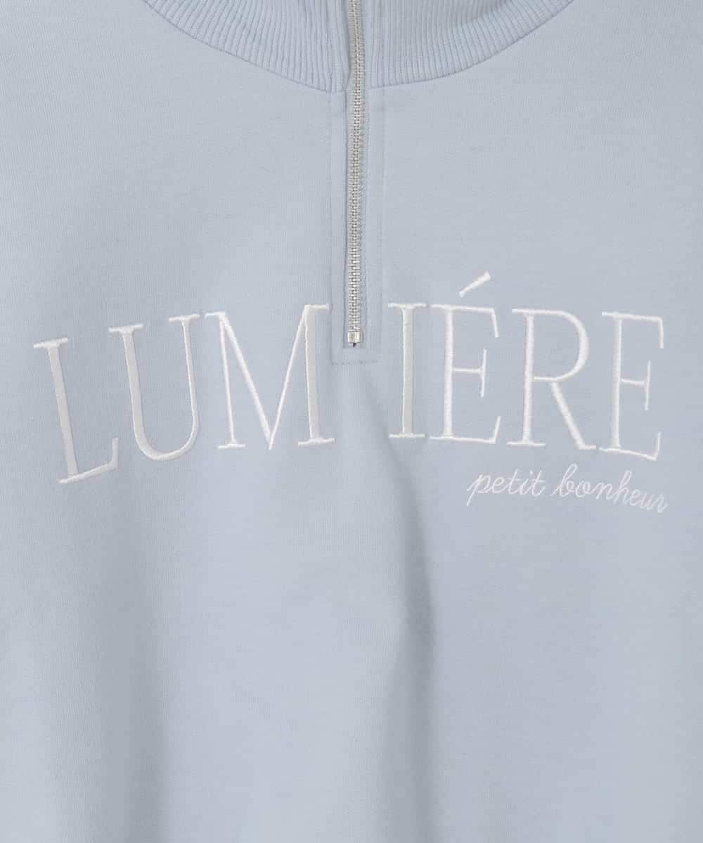 KJKFD46039 a.v.v KIDS(アー・ヴェ・ヴェ) [120-160]ハーフジップロゴスウェット ライトブルー