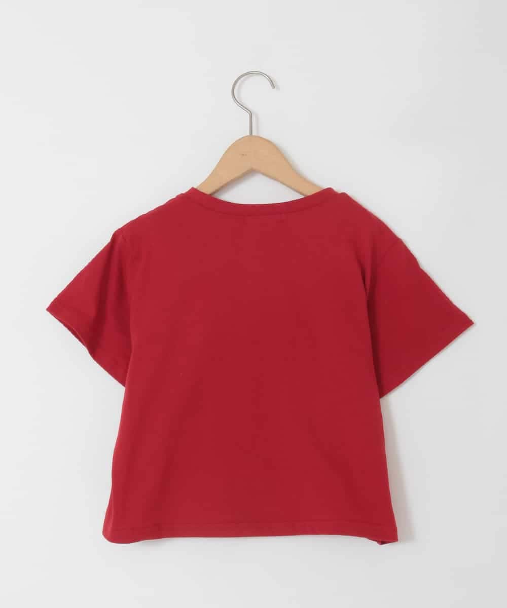 130-160]【毛玉になりにくい/綿100％】クロップドドロストTシャツ