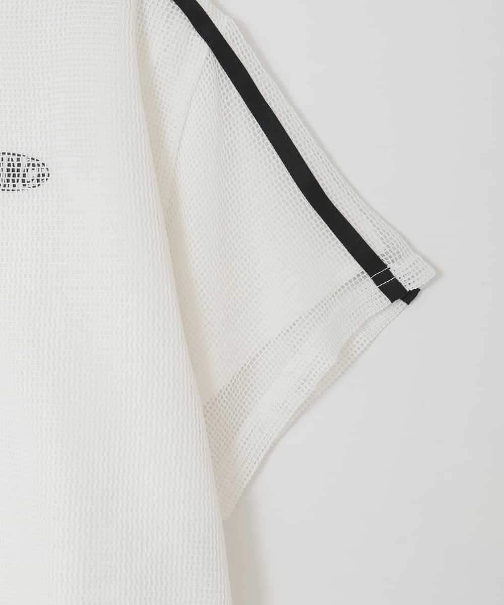 KJKFD57039 a.v.v KIDS(アー・ヴェ・ヴェ) [120-160]メッシュレイヤードTシャツ ホワイト