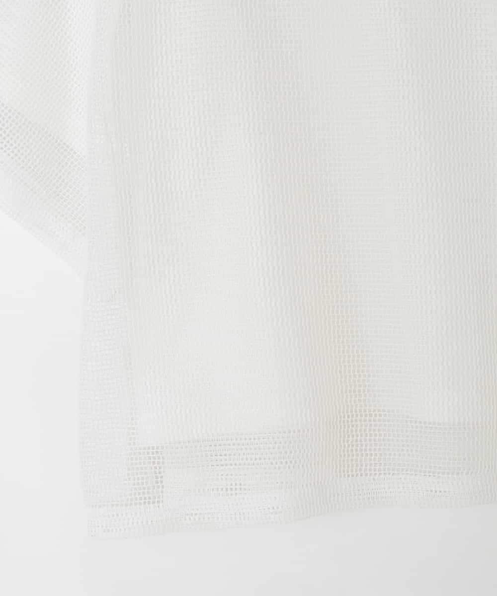 KJKFD57039 a.v.v KIDS(アー・ヴェ・ヴェ) [120-160]メッシュレイヤードTシャツ ホワイト