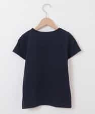 KJKFJ52016 a.v.v KIDS(アー・ヴェ・ヴェ) [100-130]ロゴ半袖Ｔシャツ[WEB限定サイズ] ネイビー