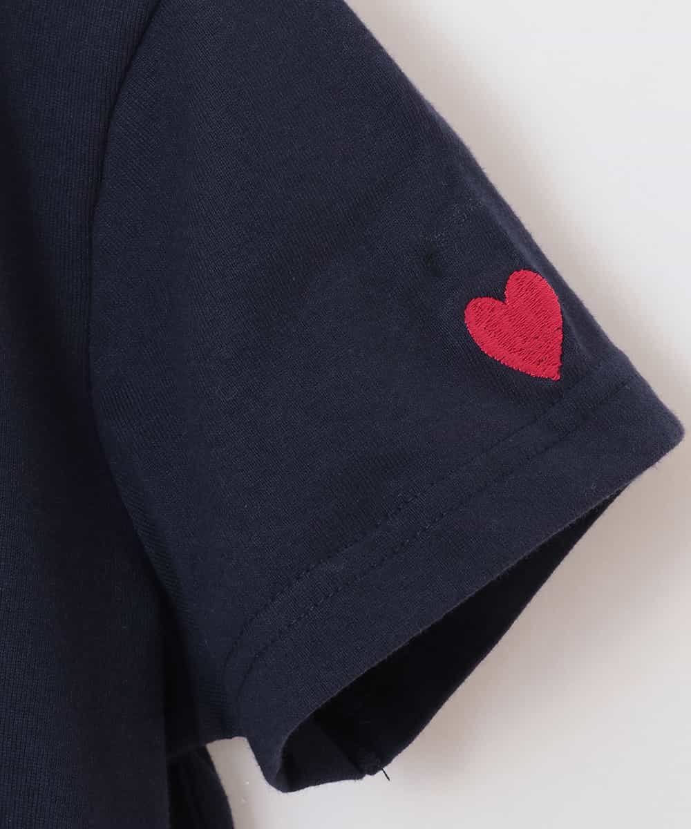 KJKFJ52016 a.v.v KIDS(アー・ヴェ・ヴェ) [100-130]ロゴ半袖Ｔシャツ[WEB限定サイズ] ネイビー