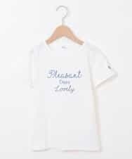 KJKFJ52016 a.v.v KIDS(アー・ヴェ・ヴェ) [100-130]ロゴ半袖Ｔシャツ[WEB限定サイズ] ホワイト