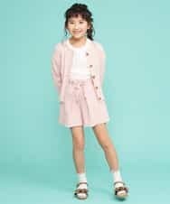 KJKFK32019 a.v.v KIDS(アー・ヴェ・ヴェ) [140-150]カフェモチーフプリントカットソー ピンク