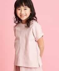 KJKFK32019 a.v.v KIDS(アー・ヴェ・ヴェ) [140-150]カフェモチーフプリントカットソー ピンク