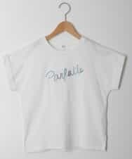 KJKFM32019 a.v.v KIDS(アー・ヴェ・ヴェ) [100-130]【接触冷感】ロールアップロゴＴシャツ[WEB限定サイズ] グリーン