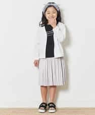KJKFM40016 a.v.v KIDS(アー・ヴェ・ヴェ) [100-130]【接触冷感】ロゴカットソー[WEB限定サイズ] ブラック